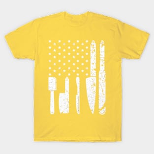 The Best American Chef Flag T-Shirt